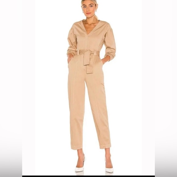 Brand New A.L.C Cade Tie Waist Jumpsuit - Picture 4 of 8